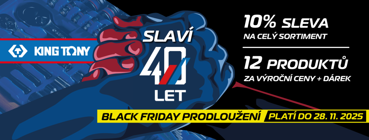 Black Friday - PRODLOUŽENÍ AKCE 40 LET.